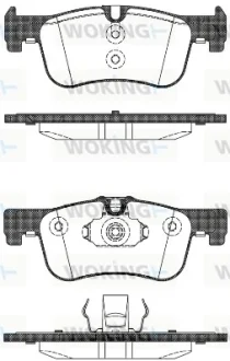Колодки гальмівні WOKING P15783.10