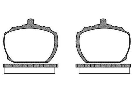 Колодки гальмівні WOKING P1583.10