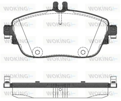 Колодки гальмівні WOKING P15853.08