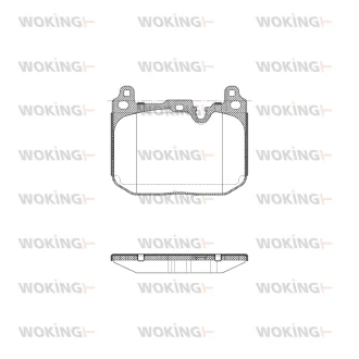 Колодки гальмівні WOKING P15913.20