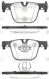 Колодки гальмівні WOKING P15933.00