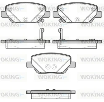 Колодки гальмівні WOKING P16003.02