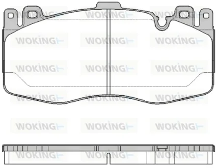 Колодки гальмівні WOKING P16423.00