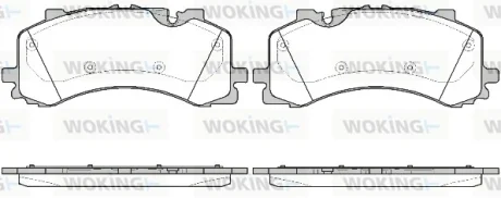 Колодки гальмівні WOKING P16443.00