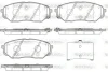 Колодки гальмівні диск. перед. (Remsa) Kia Sorento III 15> (P17613.02) WOKING P1761302 (фото 1)