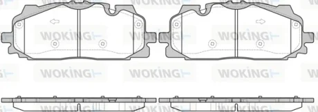 Колодки гальмівні диск. перед. (вир-во Remsa) Audi Q7 (16-)  WOKING P17673.00