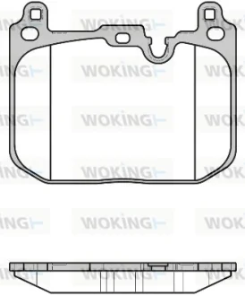 Колодки гальмівні WOKING P17803.00