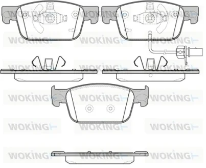 Колодки гальмівні WOKING P17923.01