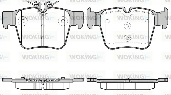 Колодки гальмівні WOKING P17973.00 (фото 1)