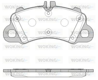 Колодки гальмівні WOKING P19623.00