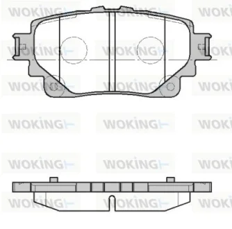 Колодки гальмівні WOKING P19723.00