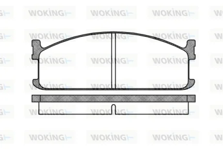 Колодки гальмівні WOKING P3043.00