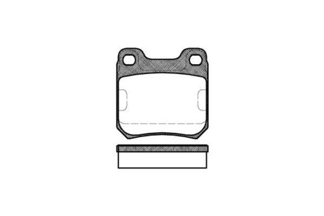 Гальмівні колодки зад. Opel Vectra B/Omega B 94-03 (ATE) WOKING P3393.00