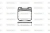 Гальмівні колодки зад. Opel Omega/SAAB 9-5 2.0-3.0 87-03 WOKING P3393.40 (фото 1)