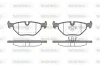 Гальмівні колодки зад. BMW 3(E36, E46)/5(E34)/7(E32) 86-06 (ATE) (123x43,6x16,7) WOKING P3653.00 (фото 1)