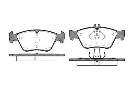 Колодки тормозные WOKING P4863.00