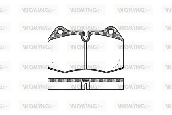 Колодки гальмівні WOKING P5413.00 (фото 1)