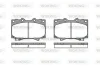Колодки гальмівні диск. перед. (вир-во Remsa) Land Cruiser Prado (_J15_) (09-)/Mitsubishi Pajero IV (09-) WOKING P6073.04 (фото 1)