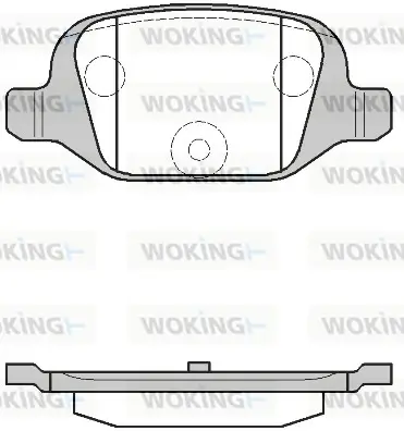 Колодки гальмівні WOKING P6273.00 (фото 1)