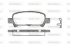 Колодки гальмівні диск. задн. (вир-во Remsa) Subaru Forester (sg) 2.0 02-,Subaru Forester (sg) 2.5 02- WOKING P6293.02 (фото 1)