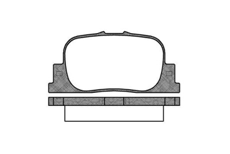 Колодки тормозные диск. задн. (Remsa) Geely Vision 1.5 05-,Lifan Solano 1.5 08- WOKING P9013.00