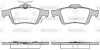 Колодки гальмівні диск. задн. (вир-во Remsa) Ford Focus III (P9423.11) WOKING P942311 (фото 1)
