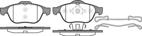 Колодки гальмівні диск. перед. (Remsa) Renault Laguna II Espace IV ATE ver. (P9433.10) WOKING P943310