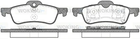 Колодки гальмівні WOKING P9623.00