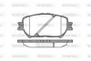 Гальмівні колодки пер. Toyota Camry 96-06 (akebono) WOKING P984300 (фото 1)
