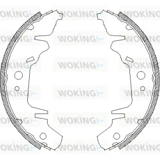Колодки гальмівні WOKING Z4020.00