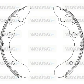 Колодки гальмівні WOKING Z4147.00