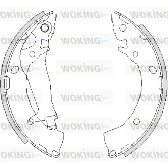 Колодки гальмівні бараб. задн. (Remsa) Hyundai Getz 1,1-1,6i 1,5d (Z4203.00) WOKING Z420300