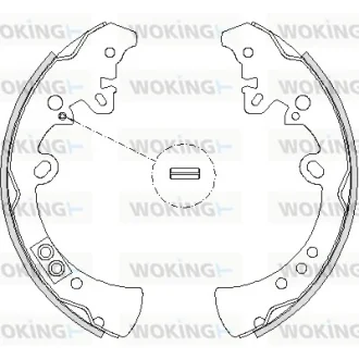 Колодки гальмівні WOKING Z4218.00