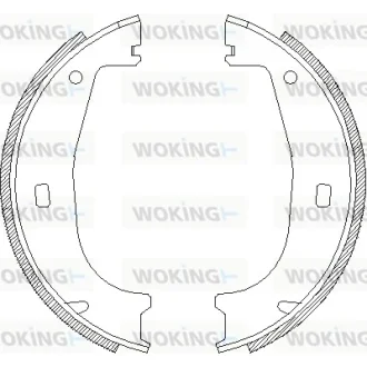 Колодки гальмівні WOKING Z4406.00