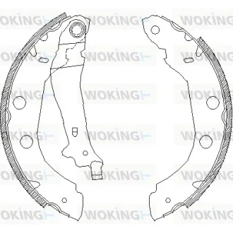 Колодки гальмівні WOKING Z4415.00