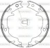 Колодки ручного гальма C4/CALIBER/PATRIOT/COMPASS/OUTLANDER II/LANCER VIII/4008 1.6-2.7 08- WOKING Z464100 (фото 1)