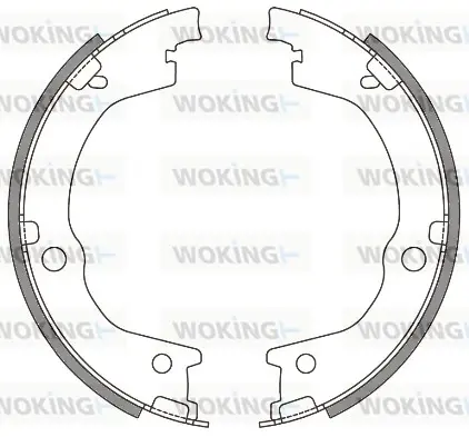 Колодки гальмівні WOKING Z4644.00 (фото 1)