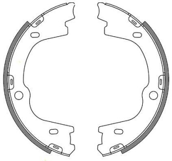 Колодки тормозные WOKING Z4673.00