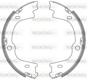 Колодки гальмівні WOKING Z4673.00