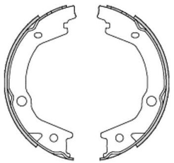 Колодки тормозные WOKING Z4697.00
