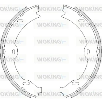 Колодки гальмівні WOKING Z4708.00