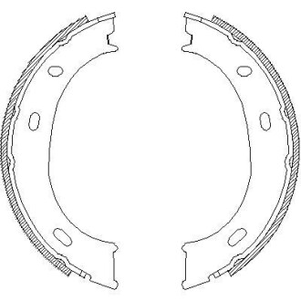 Колодки тормозные барабанные MB Sprinter I, VW LT28-46 II / задн (Z4710.01) WOKI WOKING Z471001