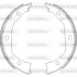 Колодки ручного гальма BMW 3(E46,E90-92) 00-13/5(E39) 95-04/X1(E84) 09-15 (ATE) WOKING Z471600 (фото 1)