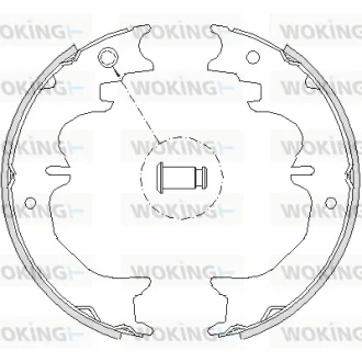 Колодки гальмівні WOKING Z4727.00