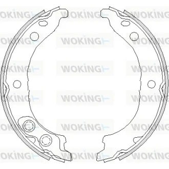 Колодки гальмівні WOKING Z4728.00