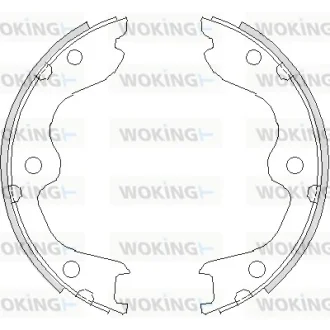 Колодки гальмівні WOKING Z4738.00
