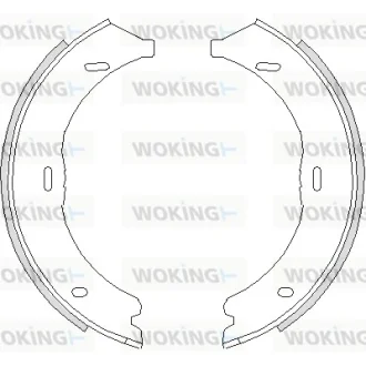 Колодки тормозные бараб. задн. WOKING Z474500