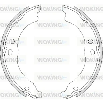 Колодки ручного гальма Ducato/Boxer 06- (Bendix) WOKING Z4750.00