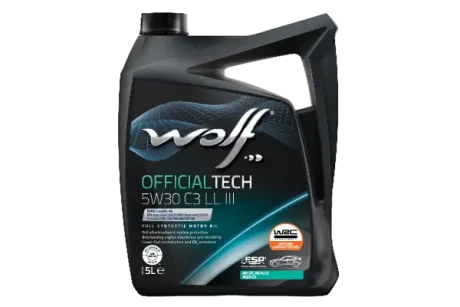 Олива моторна Officialtech C3 LL III 5W-30 Wolf 1048181