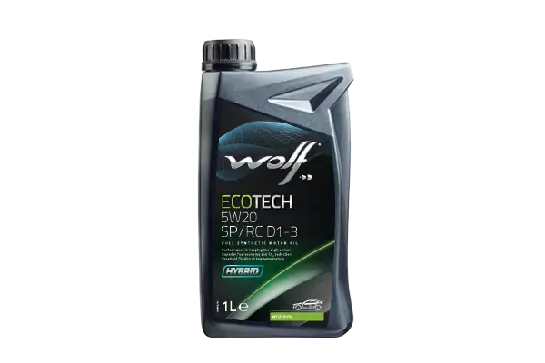 ECOTECH 5W20 SP/RC D1-3 1Lx12 - !!! РОЗПРОДАЖ - АКЦІЙНА ЦІНА !!! Wolf 1050523 (фото 1)